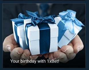 1xBet Birthday Bonus