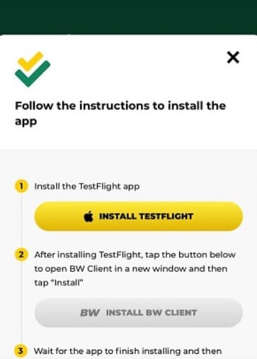 iOS Testflight App