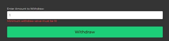 Withdrawal Amount
