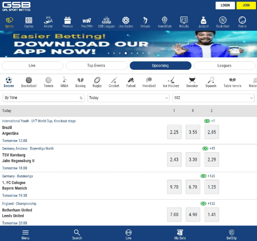 download gal sport betting app