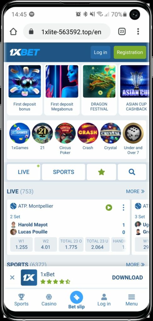 1xbet sports betting