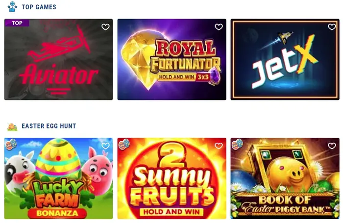 GalSports casino games