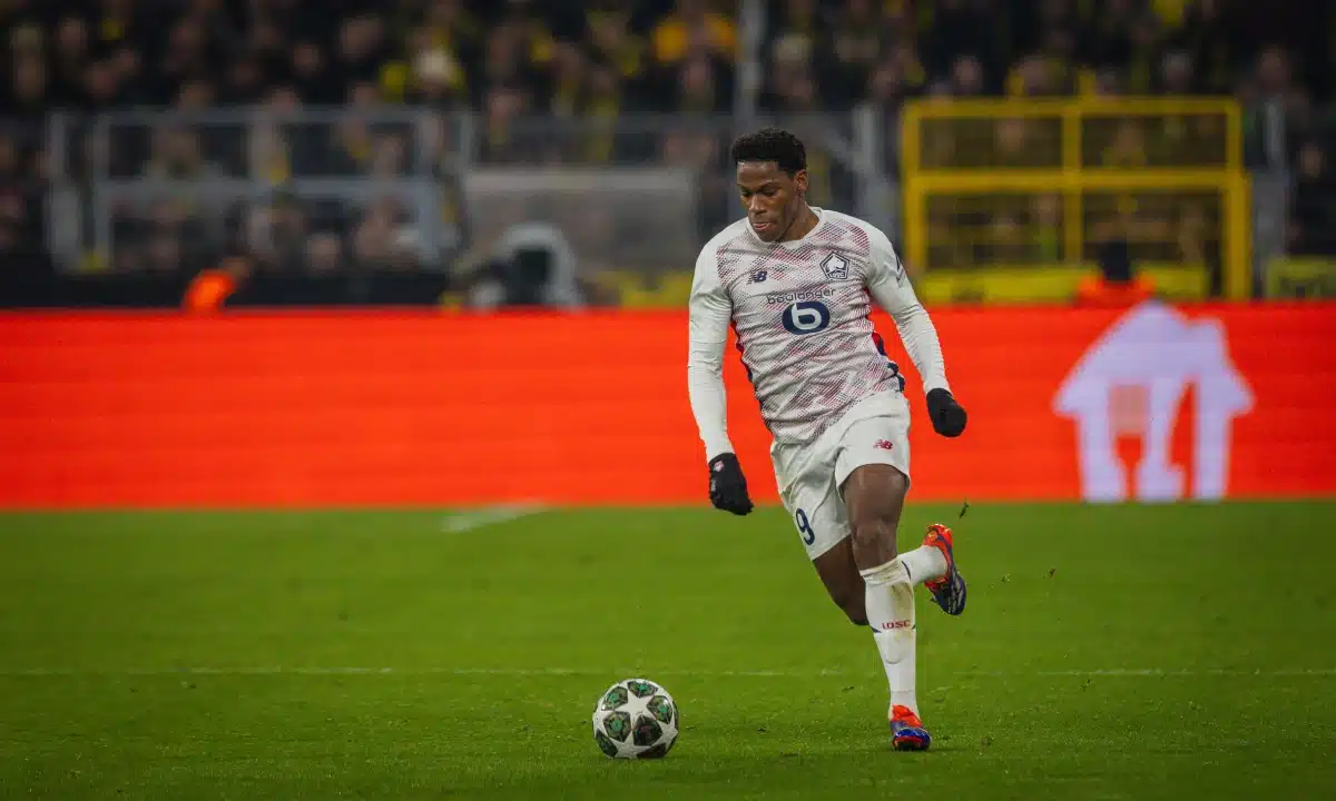 onathan David (Lille) Borussia Dortmund - Lille