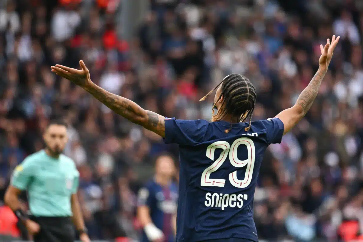 Bradley Barcola of Paris Saint-Germain, September 2025